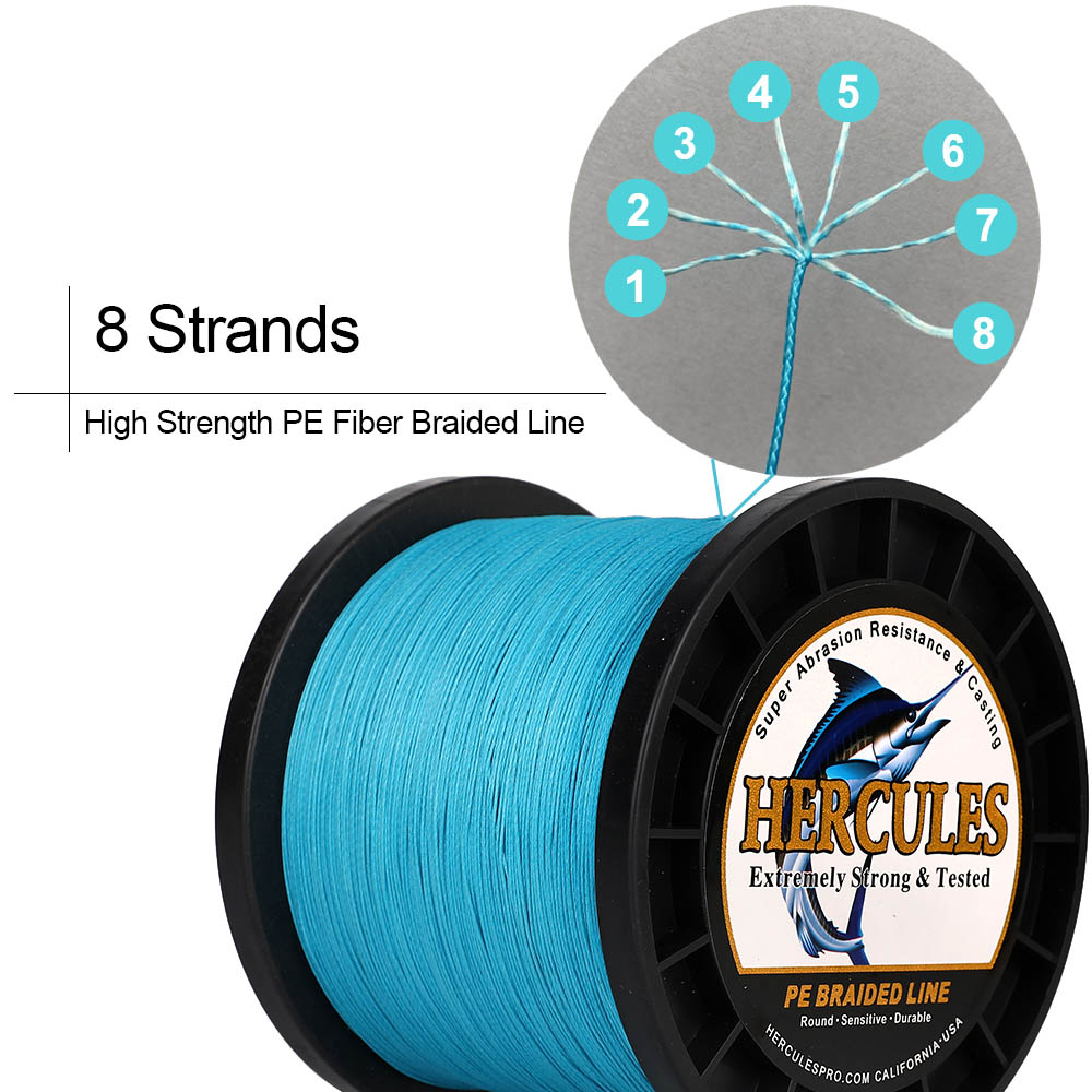 헤라클레스 8 가닥 땋은 10-150LB 낚시 라인 3 - Fish Finder Cable 리뷰 및 가격